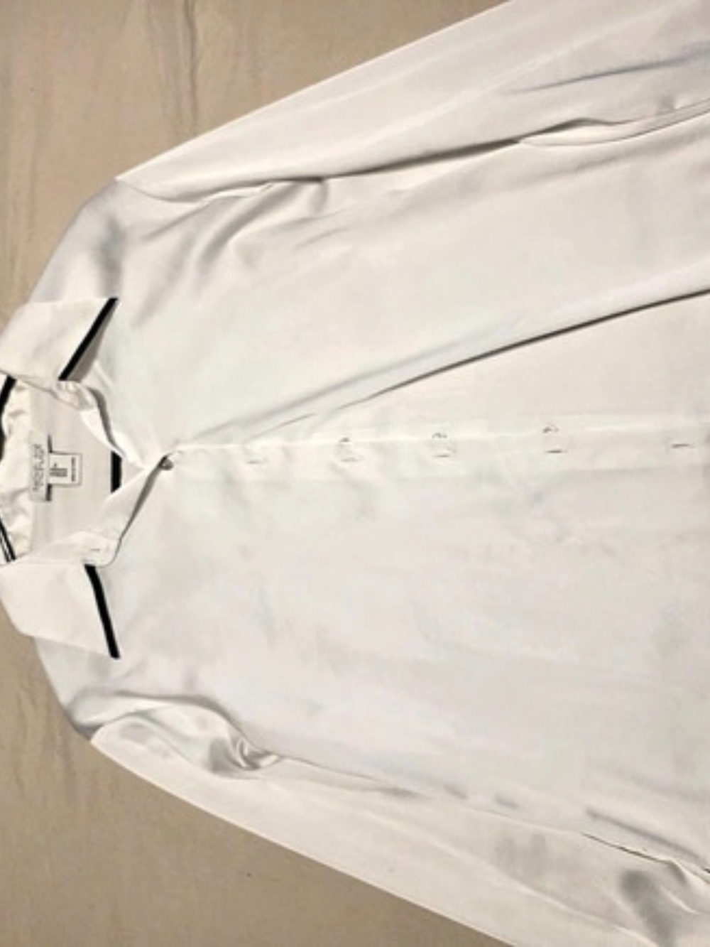 Rachel Zoe White Button Down Shirt Size Medium